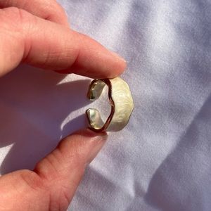 Gold Plated Resin Ring